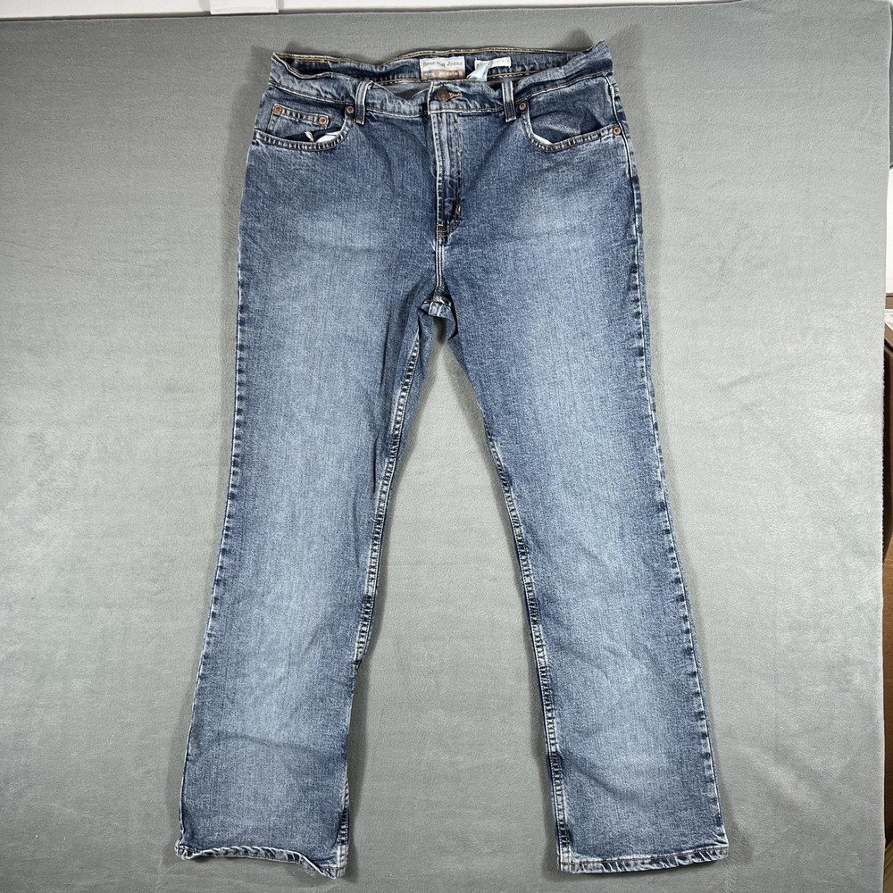 Old Navy Women's Size 14 Regular Boot‎ Cut Jeans Medium Wash Cotton Blend